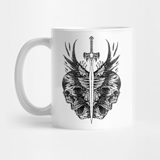 Skullswords BW Mug